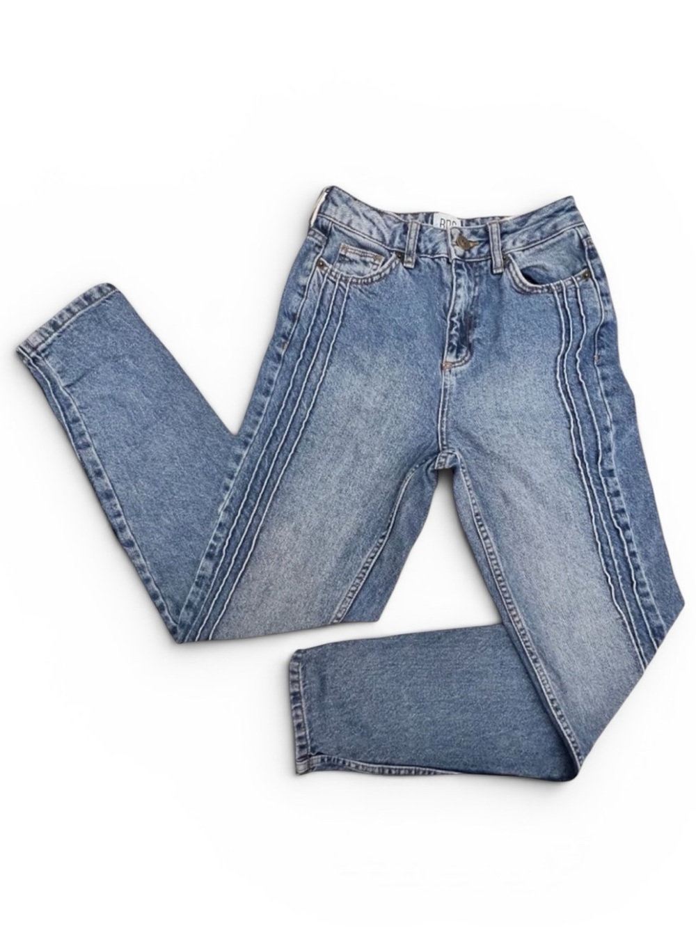 BDG High Rise Pintuck MOM Jeans